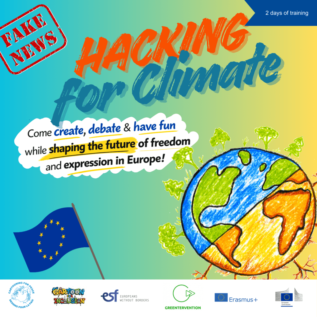 [Evénement] Hacking climate disinformation – 2 jours de formation, discussion et création pour le climat avec ESF