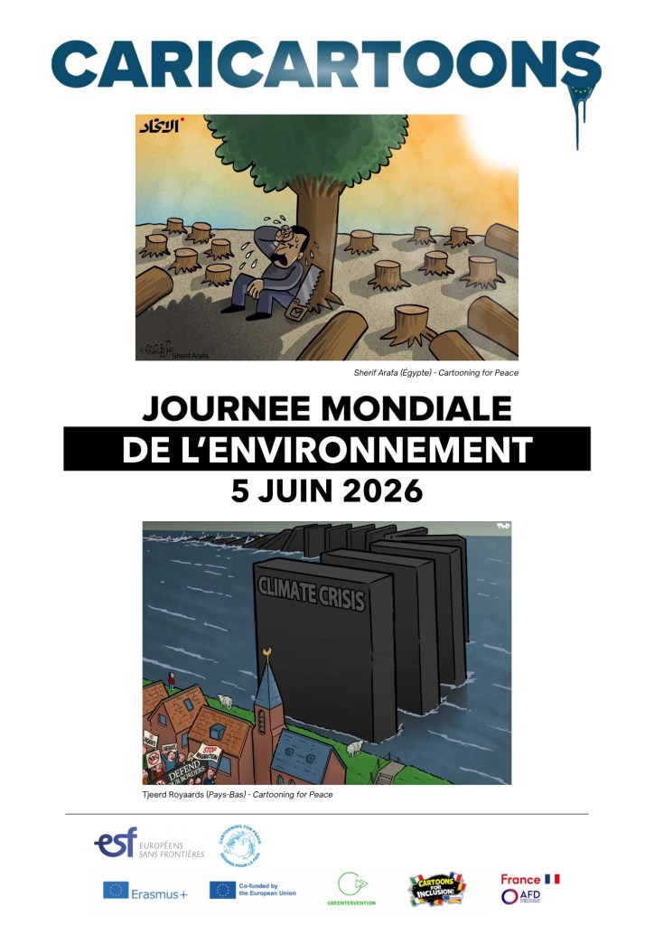 Journée mondiale de l’environnement : nos cartoons pour la campagne &lsquo;Cartoons for Inclusion&rsquo;